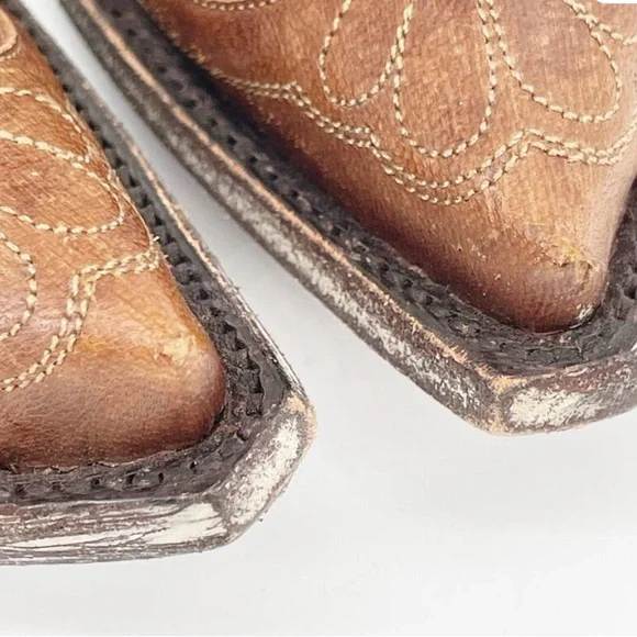 RARE Old Gringo Tan and Red Western Boots - Picture 6 of 16